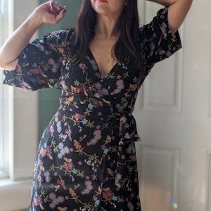 Muse Silk Kimono Wrap Dress